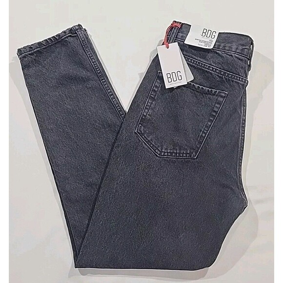 BDG Urban Outfitters Dad Jeans Slim Tapered Fit Cropped Heritage Denim 29x32 NWT - Picture 4 of 16